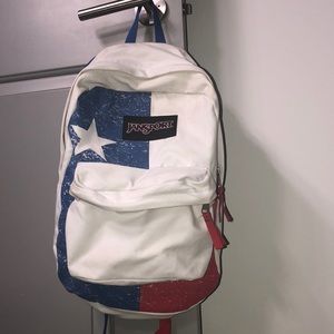 Texas flag Jansport back pack